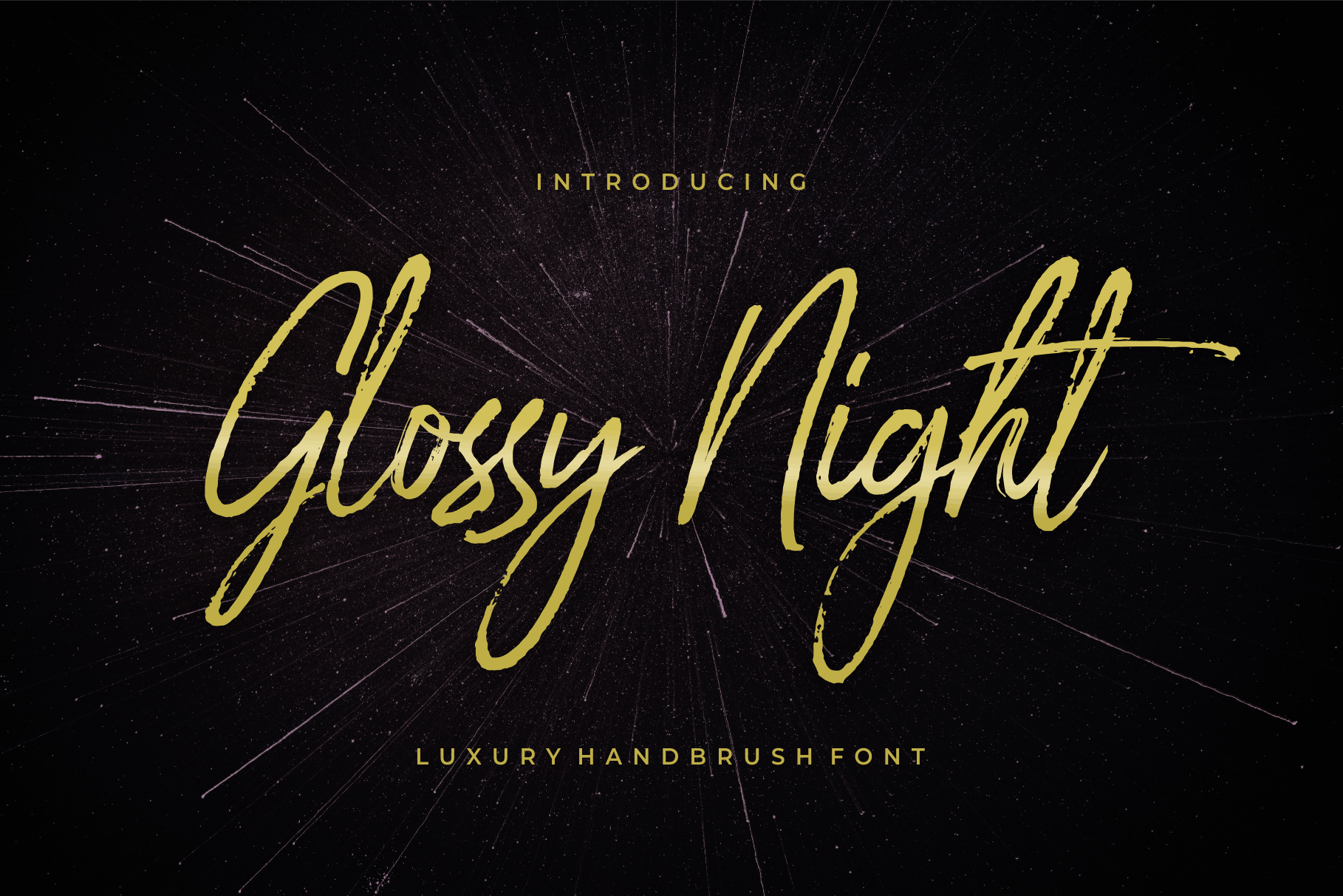 glossy-night-handbrush-fonts