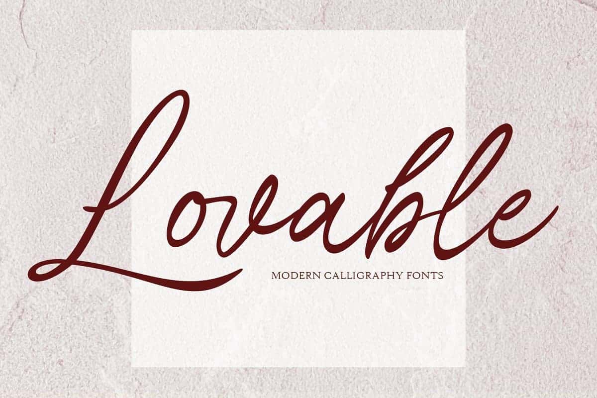 lovable-script-fonts