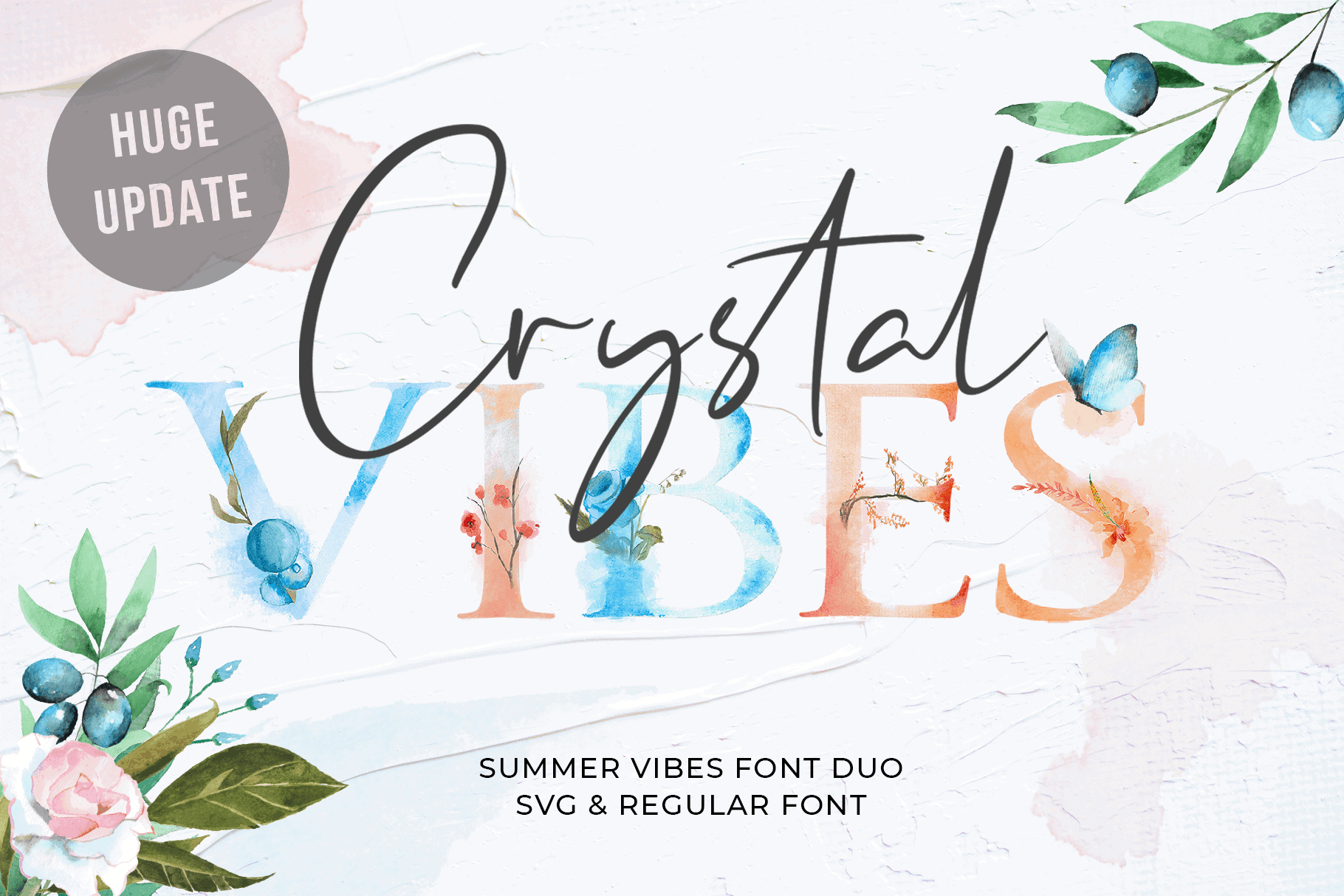 crystal-vibes-svg-extras-botanical-summer-vibes-font